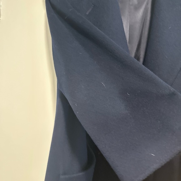 Vintage 80s J. G. Hooks Sz: 10P Long 100% Wool Navy Single Breast Peacoat. - Picture 10 of 16